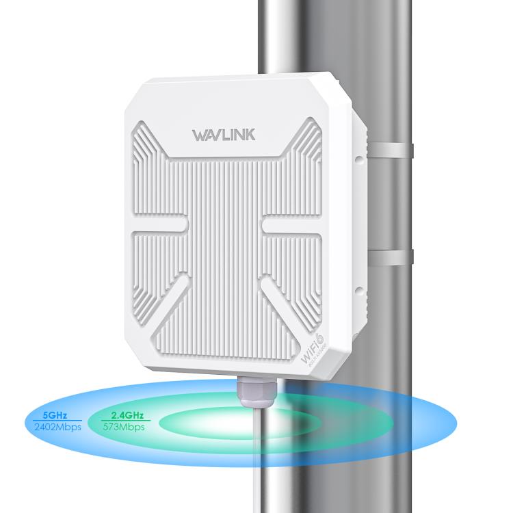 WAVLINK WN573HP3 Built-In 12dBi Directional Antenna Outdoor AX3000 Dual Band Repeater, US Plug, EU Plug, UK Plug, AU Plug WAVLINK WN573HP3 Built-In 12dBi Directional Antenna Outdoor AX3000 Dual Band Repeater, US Plug, EU Plug, UK Plug, AU Plug